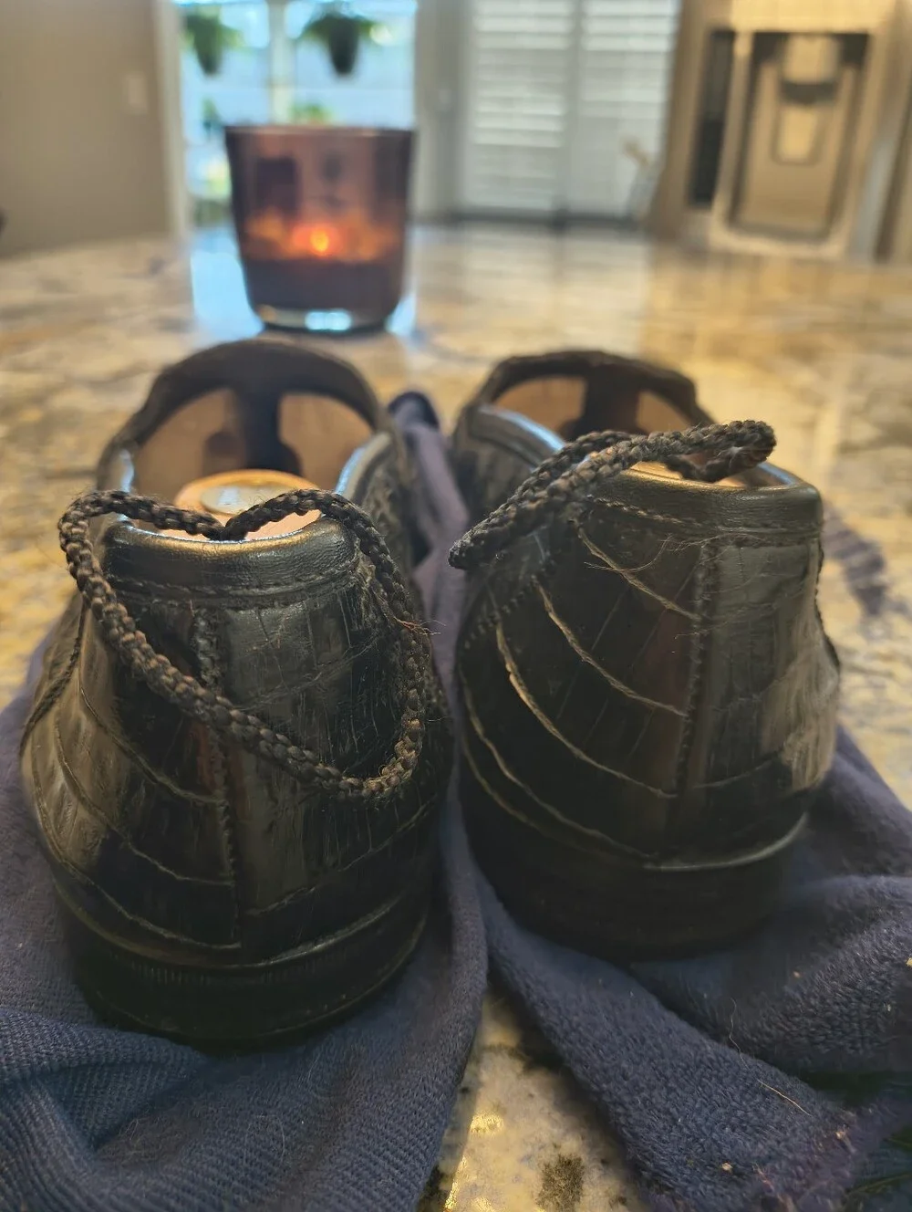 Bruno Magli Men's Genuine Alligator Leather Loafers